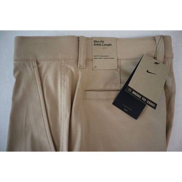 Nike FD5622-200 Men's Sz 30x36 Tan Slim Fit Ankle Length Chino Golf Pants - Picture 5 of 7